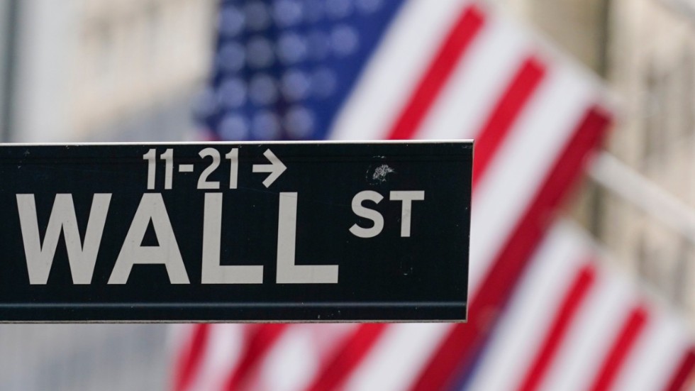 Sjunkande kurser på Wall Street. Arkivbild.
