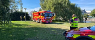 Räddningstjänsten släckte mindre brand på Strömsholmen