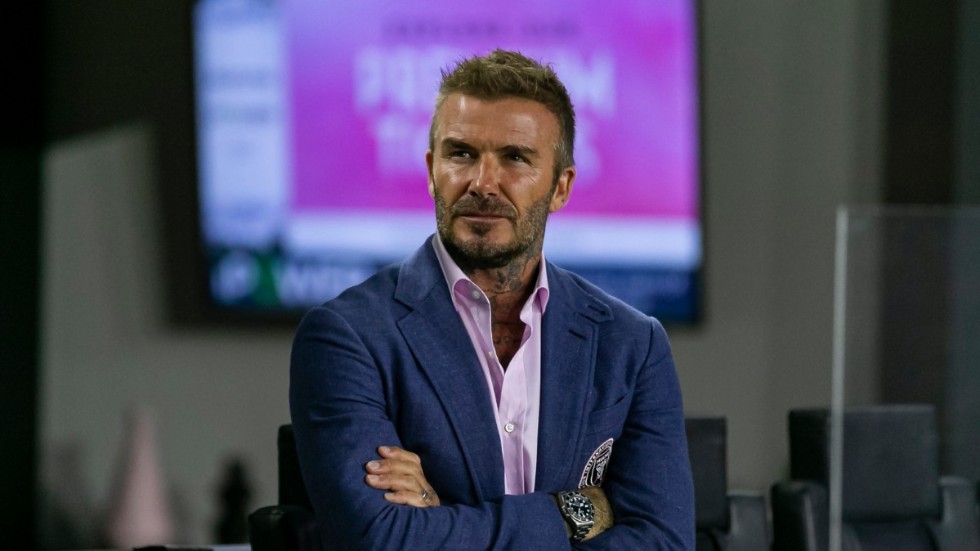 David Beckham sägs vara intresserad av ägande i förra klubben Manchester United. Arkivbild.