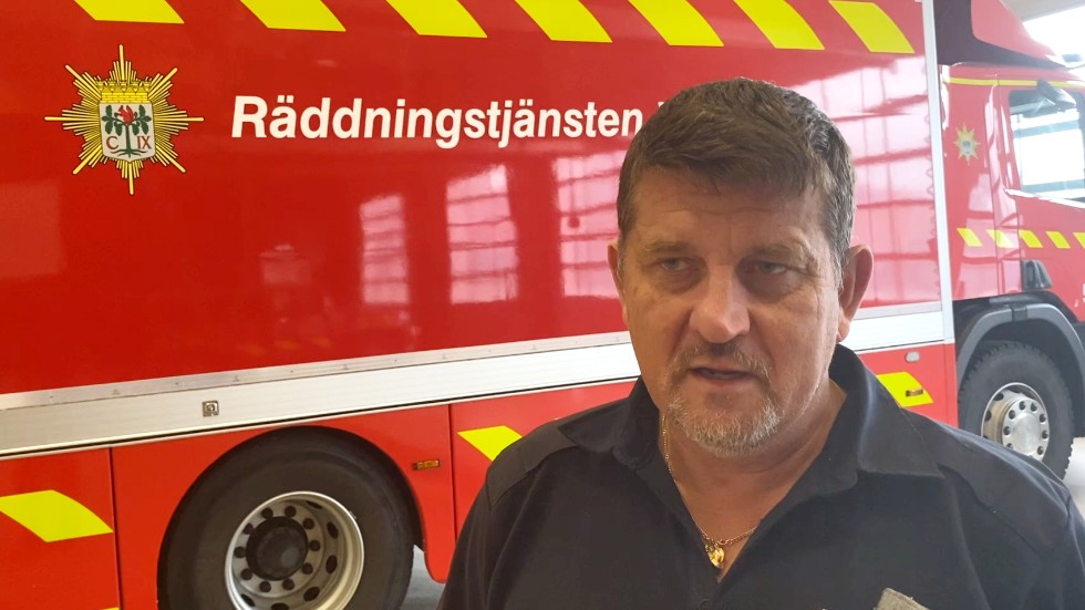 Peter Helge är räddningschef i Vimmerby kommun. 
