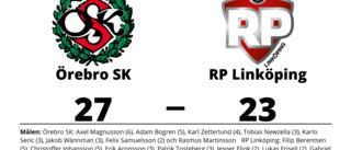 RP Linköping föll mot Örebro SK på bortaplan