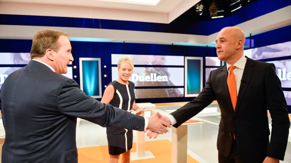 Partners? Sakpolitiskt skulle Löfven och Reinfeldt kunna bilda regering redan imorgon.