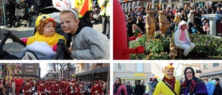 Besöksrekord på påskparaden i centrala Linköping