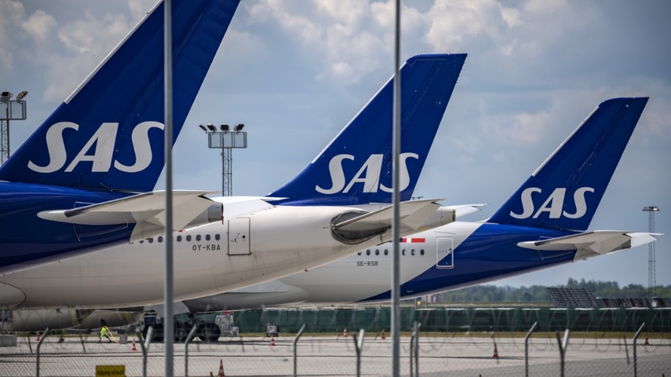 SAS tappade 86 procent av sina passagerare under juni. Arkivbild.