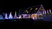 Galna julsatsningen – han har 32 000 lampor på tomten