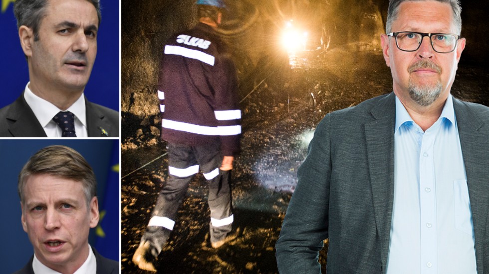 "Näringsminister Ibrahim Baylan (S) och miljöminister Per Bolund (MP) har en del att begrunda. Sverige tappar mark som gruvnation", skriver NSD:s Olov Abrahamsson.