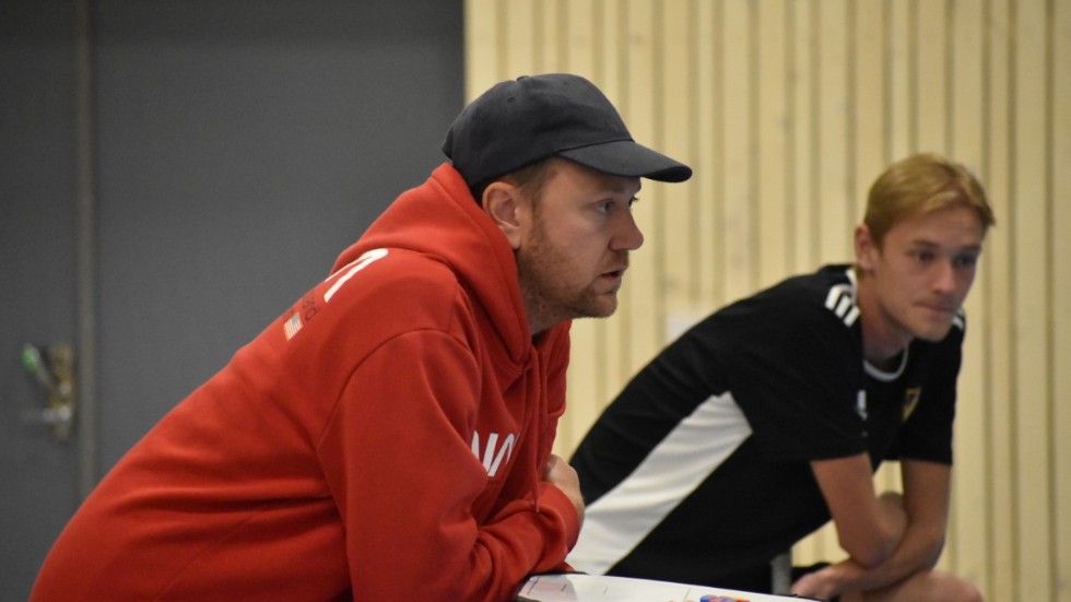 Johan Tillmar, tränare för Rimforsa IF, ser fram emot lördagens match mot IBF Norrköping.