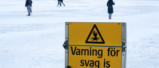 Varnar för att beträda isarna i Västerbotten: ”Gäller att vara väldigt försiktig” 