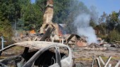 Hus totalförstört i brand – granne: "Blåste in glöd"