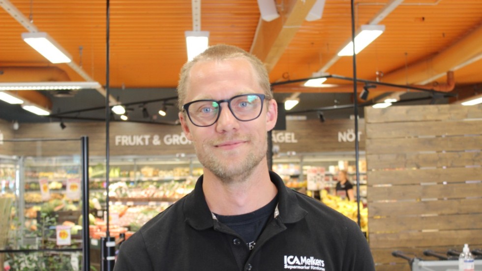 Joakim Thörnberg och butiken jobbar på olika sätt med att bli mer klimatsmarta. 