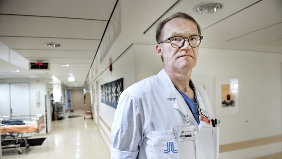 Flera läkare har själva intensivvårdats efter att de blivit smittade på jobbet, säger Johan Styrud, ordförande för Läkarföreningen i Stockholm och överläkare på Danderyds sjukhus. Arkivbild.