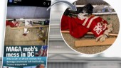 Skelleftehalsduk kvarlämnad bland annan bråte – efter Trumpanhängarnas stormning av kongressen • ”Togs fram som julgåva”