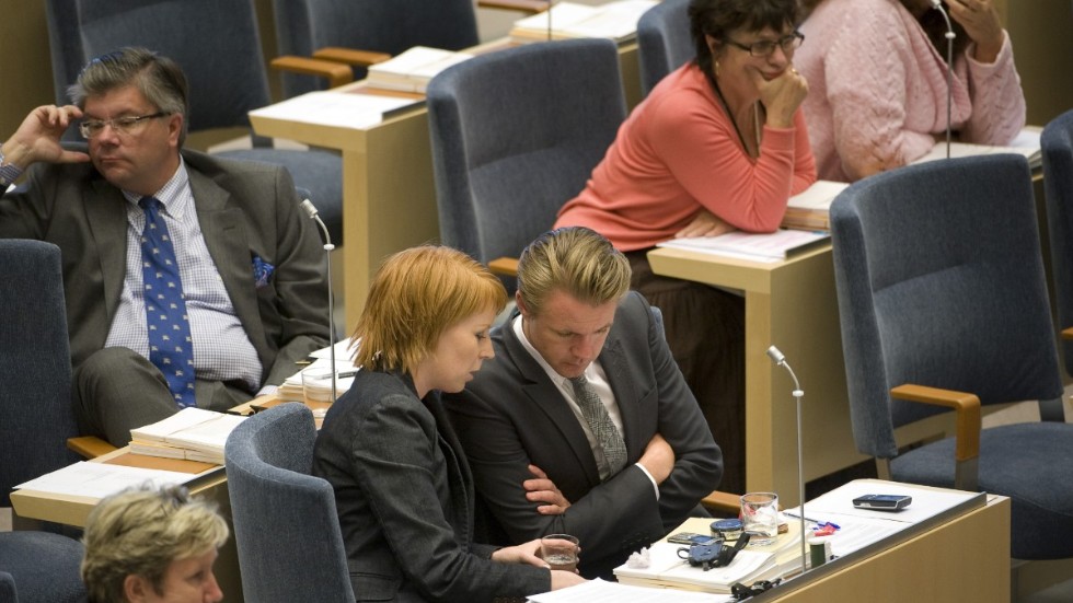 C:s Frederick Federley och Annie Lööf (då Johansson) var båda tydligt kritiska till 2008 års FRA-lag som de sedan röstade för.