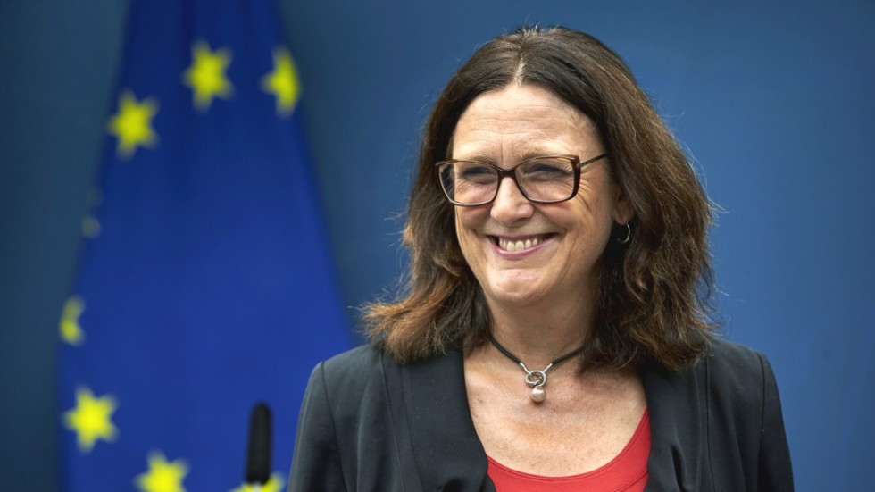 Förre handelskommissionären för EU, Cecilia Malmström, ser många plus om Biden vinner. Arkivbild.