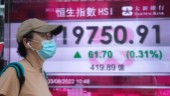 Glädjeskutt på Hongkongbörsen