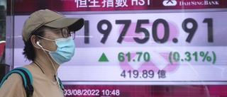 Glädjeskutt på Hongkongbörsen