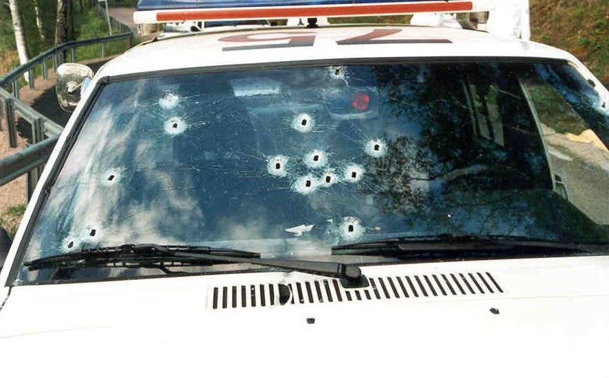 Bild ur förundersökningen om polismorden i Malexander. Arkivbild.