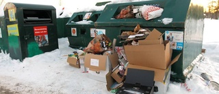 Fortsatta problem på återvinningsstationer