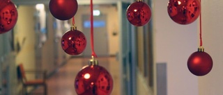 Vårdpersonalen firar julen på sjukhuset