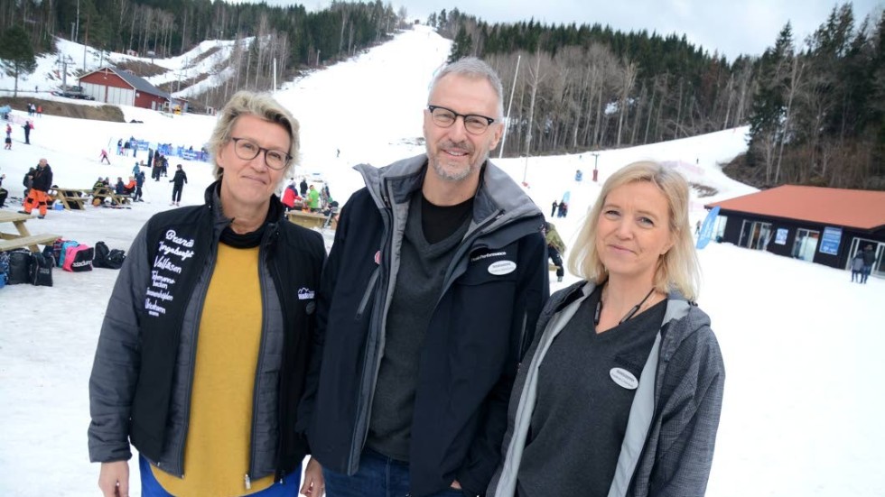 Under tisdagen besökte Branäsgruppens ledning, med Karin Modin Svärd, Anders Kjällström och Evalena Lindstedt, Tolvmannabacken i Kisa.