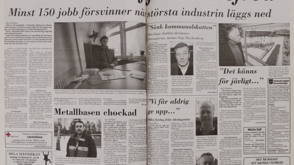 Vimmerby Tidning den 13 februari 1999.