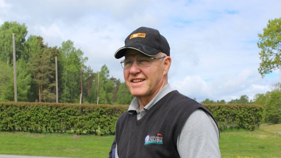 Svante Gustafson är ordförande i Loftahammars Golfklubb.