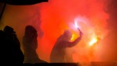 Polisen beslagtog pyroteknik vid fotbollsmatch
