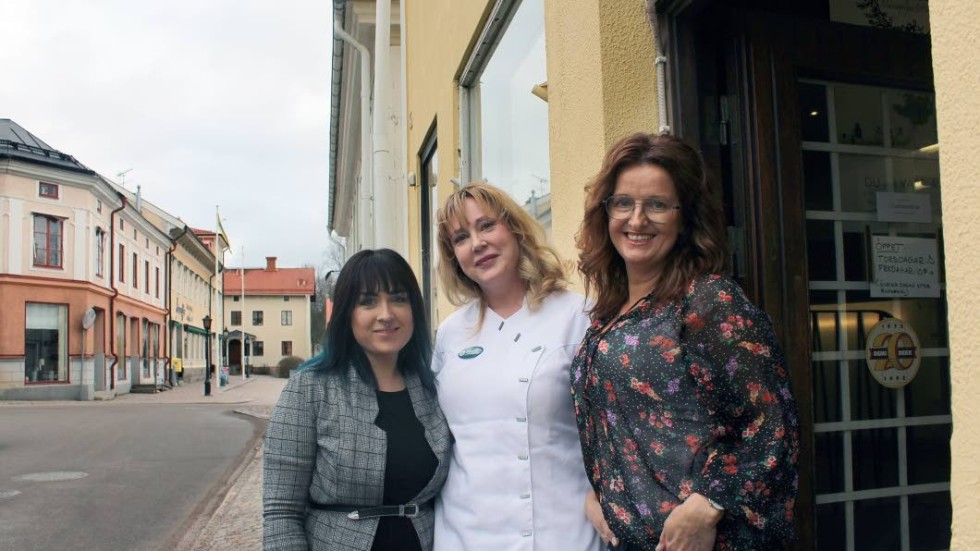 Engla J-son, Maria Norr och Anita Andersson öppnar en gemensam salong i Gamleby.