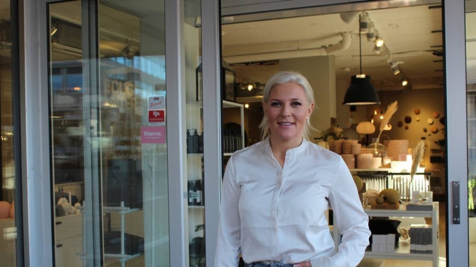 Anna Dahl på Boligheter i Västervik som under våren växer med en butik i Norrköping.