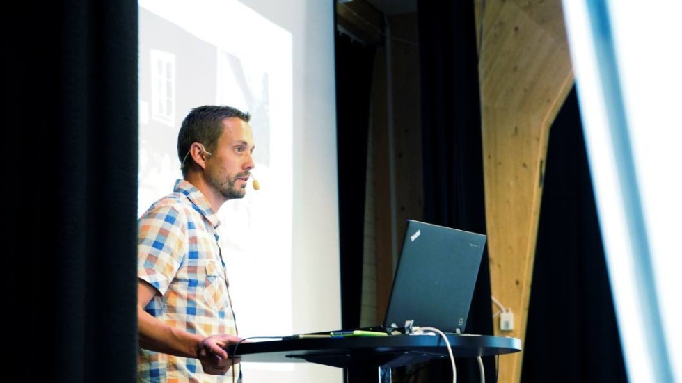 Christian Svensson, Västerviks kommuns folkhälso- och klimatplanerare, ledde Folkhälsodagen.