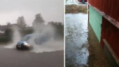Håkans garage vattenfylldes