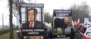 Demonstration i den polska krisen
