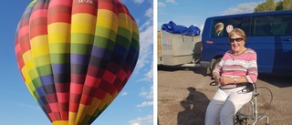 100-åring firade – med ballongtur