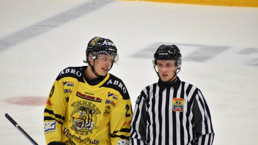 Oliver Kempainen satte påpassligt 3–2-målet för Vimmerby