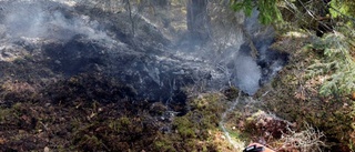 Skogsbrand på Klevberget