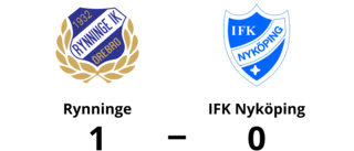 IFK Nyköping besegrades på bortaplan av Rynninge