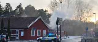 Kraftig rökutveckling vid villabrand