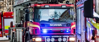 Brand i radhus kunde släckas snabbt