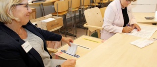 Strid ström av röstande i Östhammar