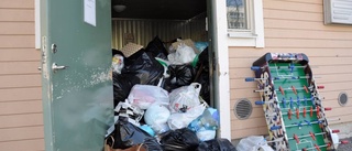 Soprummet svämmar över av avfall
