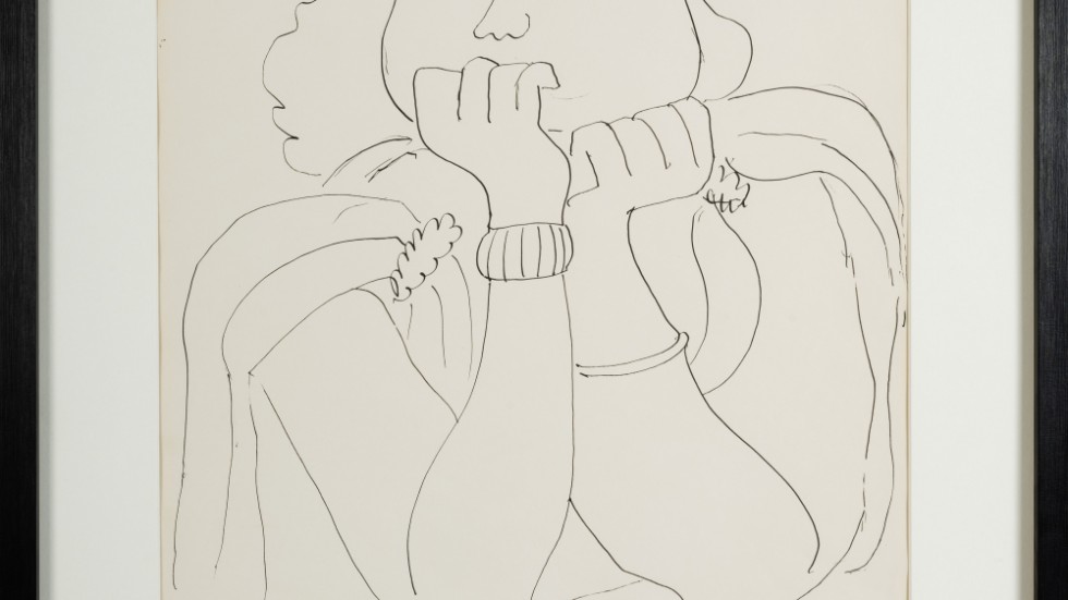 Den nyligen namngivna "Porträtt av Monique Bourgeois" av Henri Matisse. Pressbild.