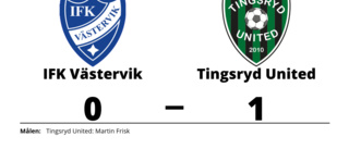 IFK Västervik föll på hemmaplan mot Tingsryd United