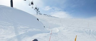 Brädåkarna körde slalom i Riksgränsen