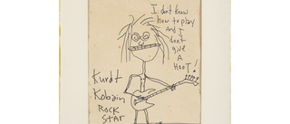 Över två miljoner för Kurt Cobains självporträtt