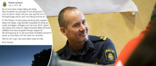 Polisen hyllar gotländska ungdomar i sociala medier