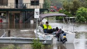 Många räddade efter skyfall i Australien