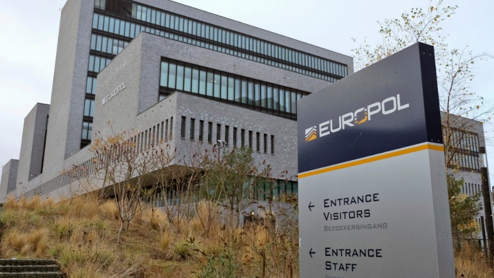 Europols huvudkontor i nederländska Haag. Arkivbild.