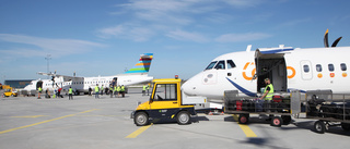Ett flygande juli på Visby flygplats – trots pilotstrejk
