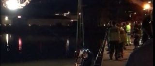 Video: Se när bilen bärgades i natt