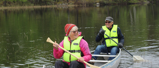 Premiärtur i kanot för pensionärer från Helgenäs